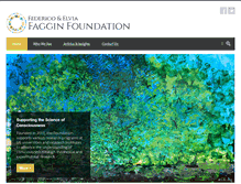 Tablet Screenshot of fagginfoundation.org